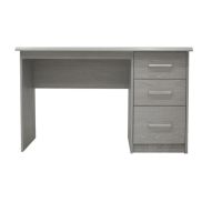 Interiax Desk Jaxx - Grijze Eik, 3 Schuiven, MDF