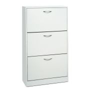 Schoenkast 'Carini' 3 Laden Wit