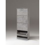 Schoenkast 'Carini' 4 Laden Beton