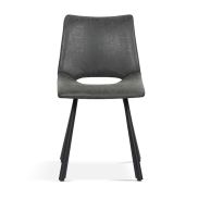 Interiax Dining Chair Lea Fluweel Black