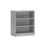 Boekenkast 'Spacio' 2 Legplanken Grijze Eik (84x72x36cm)