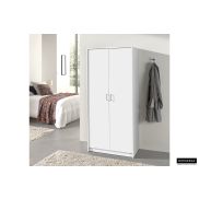 Kleerkast 'Ray' 2 Doors White (180x80x54cm)