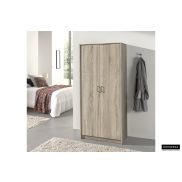 Kleerkast 'Ray' 2 Doors Sonoma (180x80x54cm)