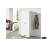 Rangeerkast 'Ray' 2 Deuren en 4 Legplanken Wit (180x60x40cm)