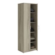 Interiax Storage Cabinet - Wardrobe 'Amelie' - 2 Doors & 4 Legplanken | Sonoma Eik | 180x60x40 cm
