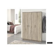 Rangeerkast 'Ray' 3 Deuren en 4 Legplanken Sonoma (180x120x40cm)