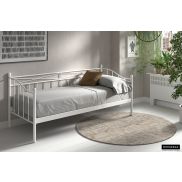 Bedzetel 'Sablo' Wit 90x200 Met Lattenbodem