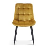 Interiax Dining Chair Lucy Fluweel Gold