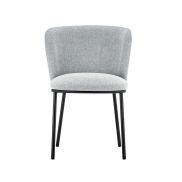 Interiax Dining Chair Yara Stof Lichtgrijs