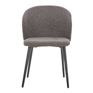 Interiax Dining Chair Livia Bouclé Grey