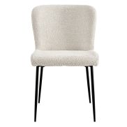 Interiax Eetkamerstoel Flo Bouclé Ecru