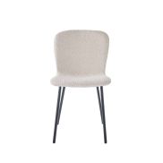Interiax Chaise de salle à manger Jade Bouclé Sable
