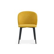 Interiax Dining Chair Livia Fabric Yellow