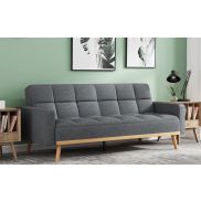 Interiax Sofa Bed 'Anna' Grey