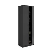 Interiax Storage Cabinet - Wardrobe 'Amelie' - 2 Doors & 4 Legplanken | Antraciet | 180x60x40 cm