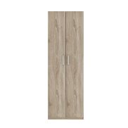 Interiax Storage Cabinet - Wardrobe 'Mila' - 2 Doors & 4 Shelves | Sonoma Oak | 180x60x42 cm