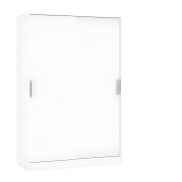 Interiax Kledingkast 'Novara' 2 Schuifdeuren | Wit | 182x120x50 cm