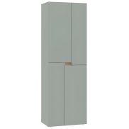 Interiax Opbergkast 'Parma' 4 Deuren | Saliegroen | 184x60x41,6 cm