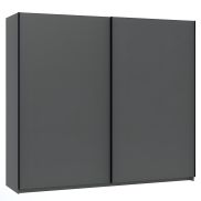 Interiax Kledingkast 'Bolzano' 2 Schuifdeuren | Antraciet | 200x228x57,7 cm