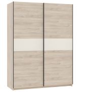 Interiax Kledingkast 'Bari' 2 Deuren | Artisan Eik/Cashmere | 204,5x150,6x60,3 cm