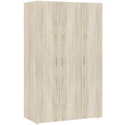 Interiax Kledingkast 'Verona' 3 Deuren | Sonoma Eik | 179x110,7x51,9 cm