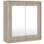 Interiax Kledingkast 'Napoli' 2 Schuifdeuren, 2 Spiegels | Sonoma Eik | 194,6x180x69 cm