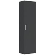 Interiax Kledingkast 'Padova' 1 Deur | Antraciet | 183,3x50,2x34,7 cm