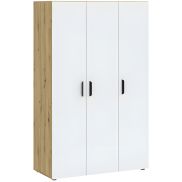 Interiax Kledingkast 'Vicenza' 3 Deuren | Artisan Eik/Wit | 179x110,7x51,9 cm