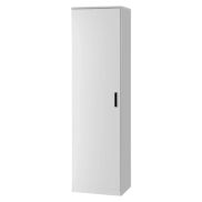 Interiax Meuble de Rangement - Armoire 'Lucas' - 1 Porte et 4 Étagères | Blanc | 184x50x52 cm