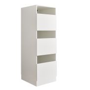 Interiax WASHWALL 'Mary' Wasmachine Wasmandkast Wit - Wassorteerkast - 162x50x67.5 cm