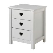 Table de Chevet Amori Blanc