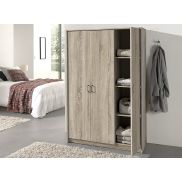 Wardrobe 'Ray' 3 Doors Sonoma (180x120x54cm)