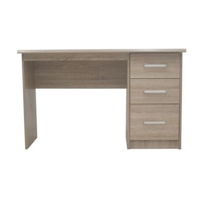 Interiax Bureau Jaxx - Sonoma, 3 Tiroirs, MDF