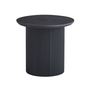 Interiax Coffee Table 'Rayan' 50 cm Round Decor Dark Brown