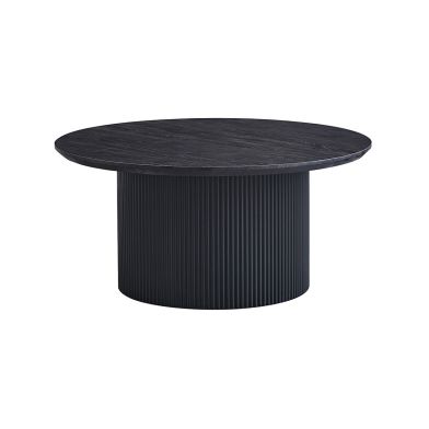Interiax Coffee Table 'Rayan' 80 cm Round Decor Dark Brown