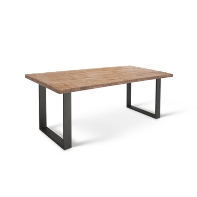 Interiax Tafel 'Charles' 200 cm Mangolia natuur (200x100x76cm)