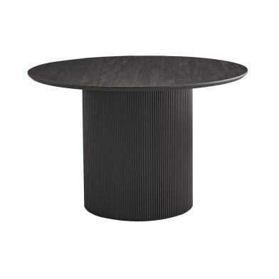 Interiax Dining Table 'Rayan' 120 cm Round Decor Dark Brown