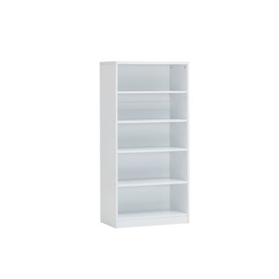 Boekenkast 'Spacio' 4 Legplanken Wit (148x72x36cm)