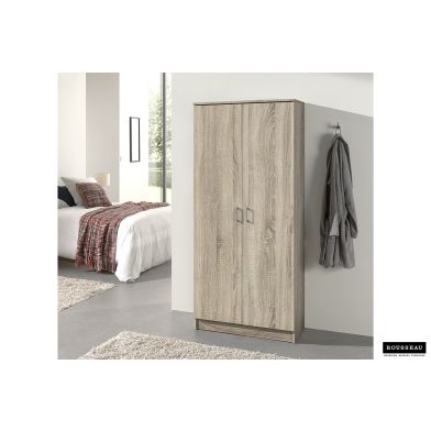Rangeerkast 'Ray' 2 Deuren en 4 Legplanken Sonoma (180x80x40cm)
