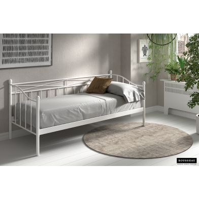 Bedzetel 'Sablo' Wit 90x200 Met Lattenbodem