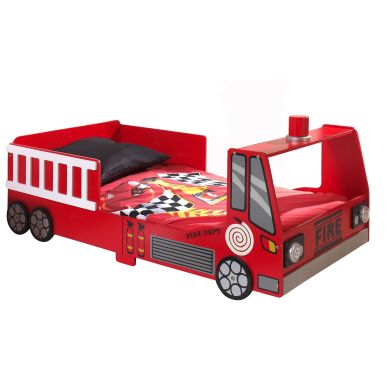 Fire Truck Bed - Red - Toddler Bed