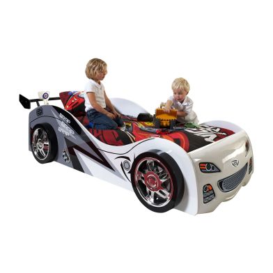 Brap Brap Autobed - Wit - Kinderbed