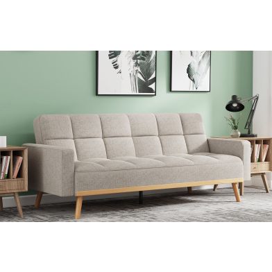 Interiax Canapé-lit 'Anna' Beige