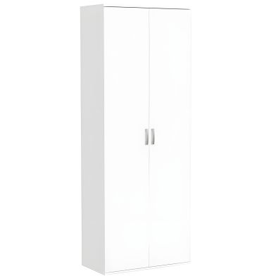 Interiax Shoe Cabinet 'Pavia' 2 Doors | White | 189x70.2x34 cm