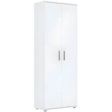 Interiax Armoire 'Padova' 2 Portes | Blanc | 184,7x69,2x35 cm