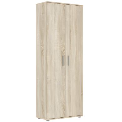 Interiax Armoire 'Padova' 2 Portes | Chêne Sonoma | 184,7x69,2x35 cm