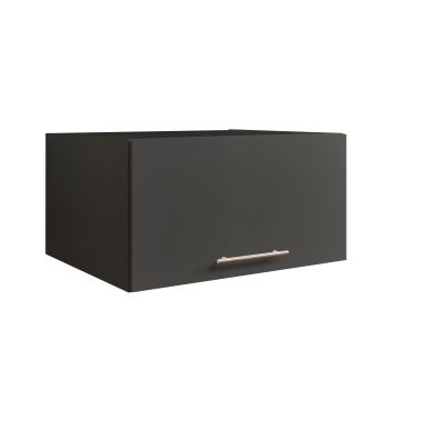 Interiax WASHWALL 'Mary' Washing Machine Top Cabinet Anthracite - With 1 Hinged Door- 38x50x67.5 cm