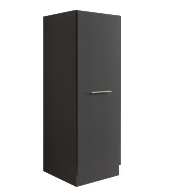 Interiax WASHWALL 'Mary' Washing Machine Storage Cabinet Anthracite - With 3 Shelves - 162x50x67.5 cm