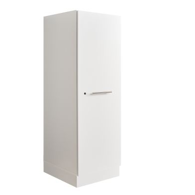 Interiax WASHWALL 'Mary' Washing Machine Storage Cabinet White - With 3 Shelves - 162x50x67.5 cm