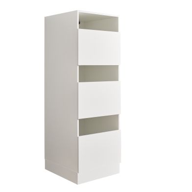 Interiax WASHWALL 'Mary' Washing Machine Laundry Basket Cabinet White - Laundry Sorter Cabinet - 162x50x67.5 cm